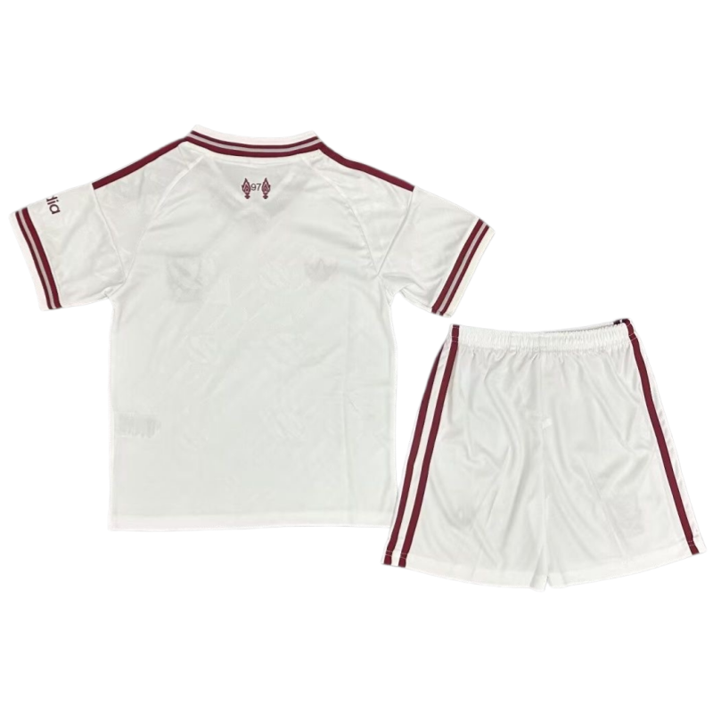 Liverpool 2026-27 Away Kids Football Jersey Kit Jersey+Shorts Fan Version