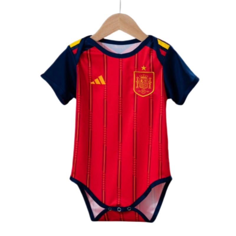 Spain 2026 World Cup Home national team Baby Football jersey