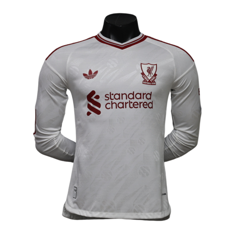 Liverpool 2026-27 Away Long Sleeve Football Jersey Player Version