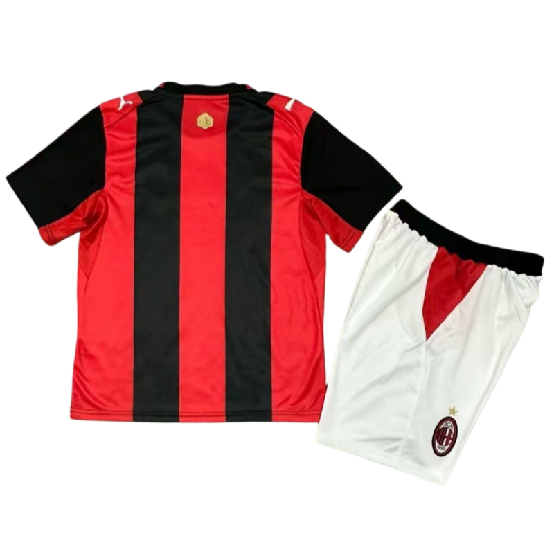 AC Milan Soccer Jersey Home Kids Kit Jersey+Shorts 2026/27