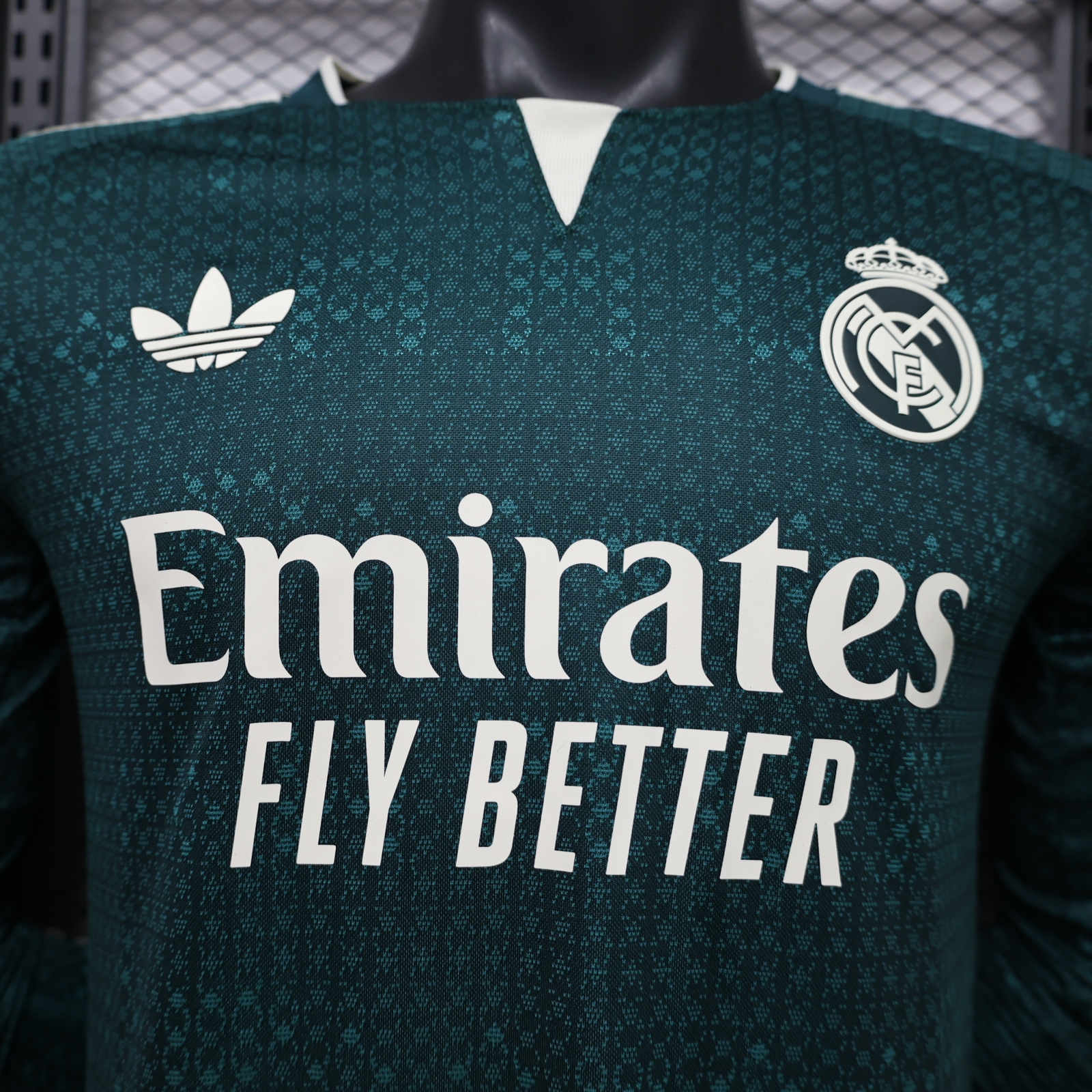 Real Madrid 2026-27 away football jersey player version - long sleeved