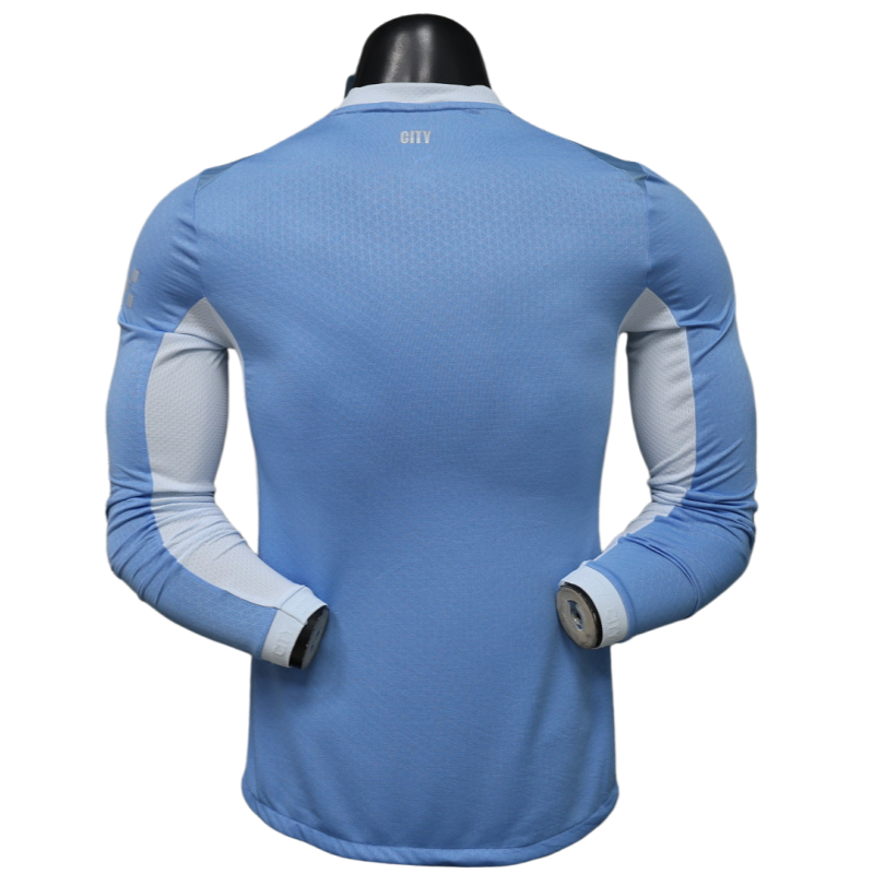 Manchester City 2026-27 Home Long Sleeve Football Jersey Player Version