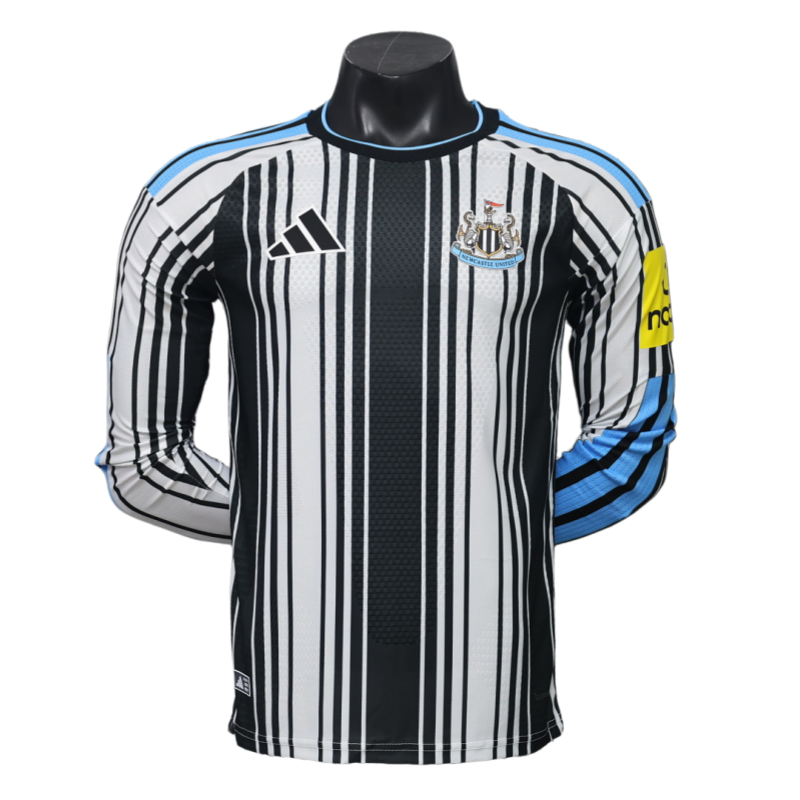 Newcastle United 2026-27 Home Long Sleeve Football Jersey Player Version