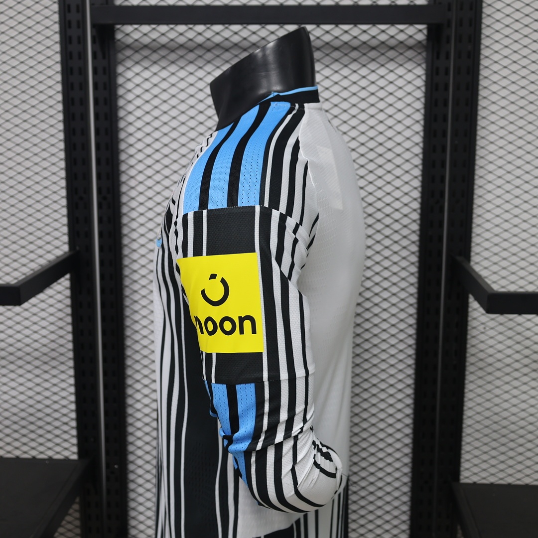 Newcastle United 2026-27 Home Long Sleeve Football Jersey Player Version
