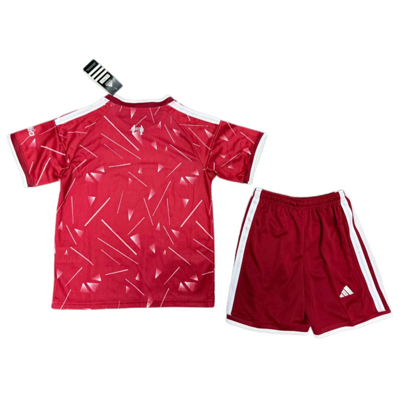 Liverpool 2026-27 Home Kids Football Jersey Kit Jersey+Shorts Fan Version