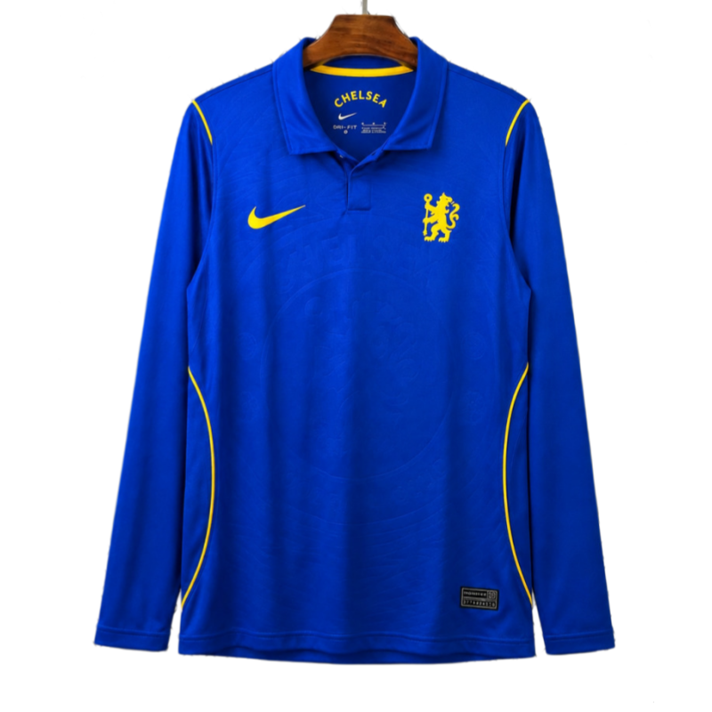 Chelsea 26-27 Home Long Sleeve Football Shirt Fan Version