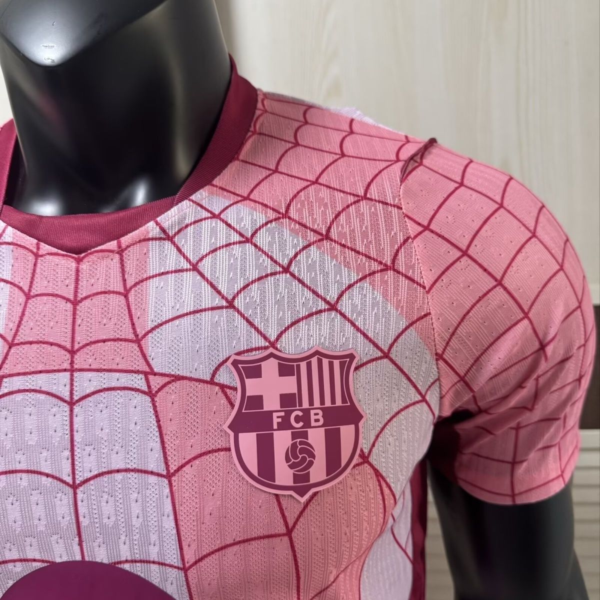 Barcelona 2026-27 Pink Spider Man Special Edition Football Shirt - Player Edition