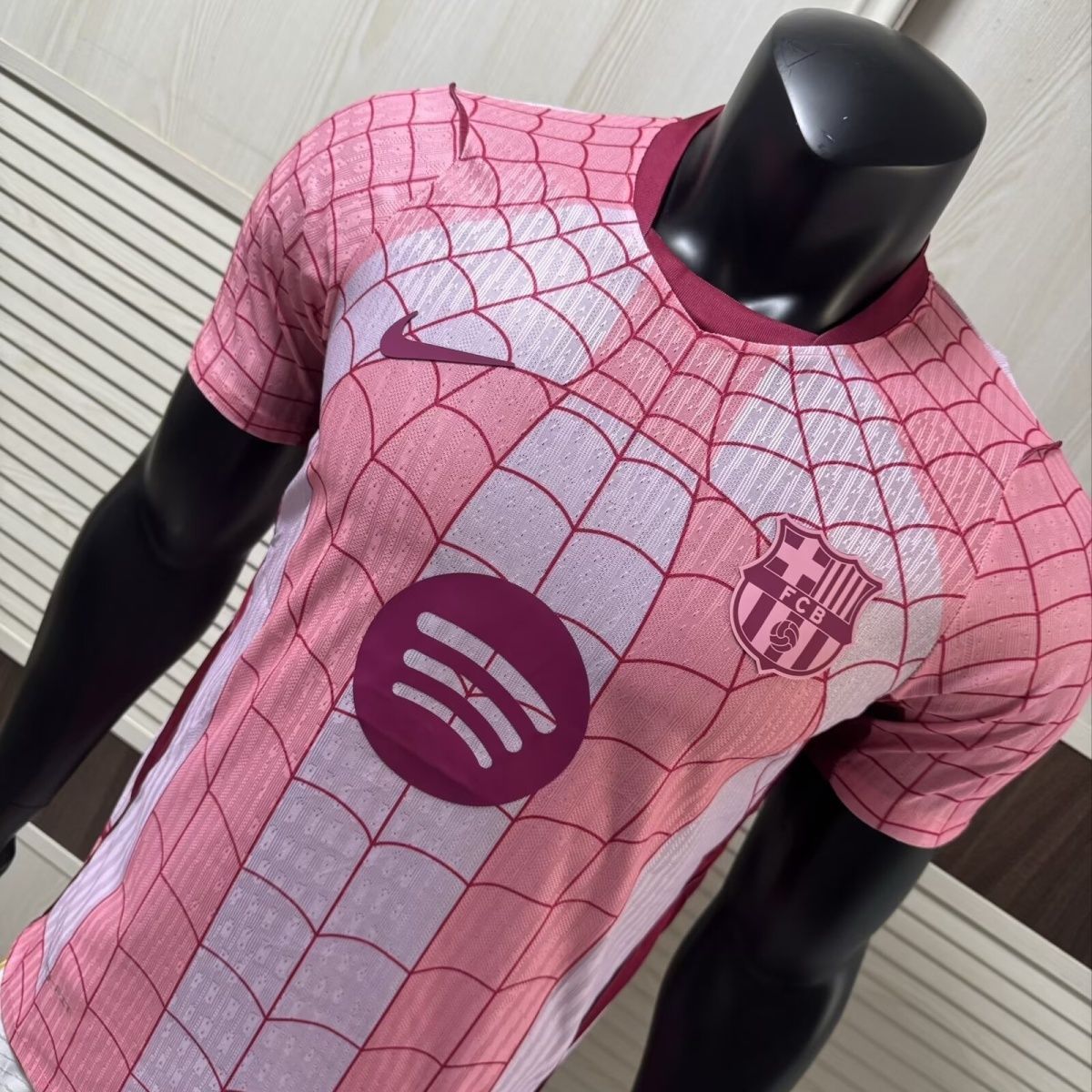 Barcelona 2026-27 Pink Spider Man Special Edition Football Shirt - Player Edition