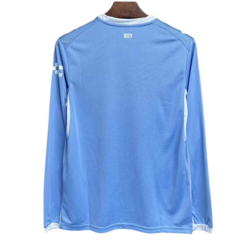 Manchester City 2026-27 Home Long Sleeve Football Jersey Fan Version