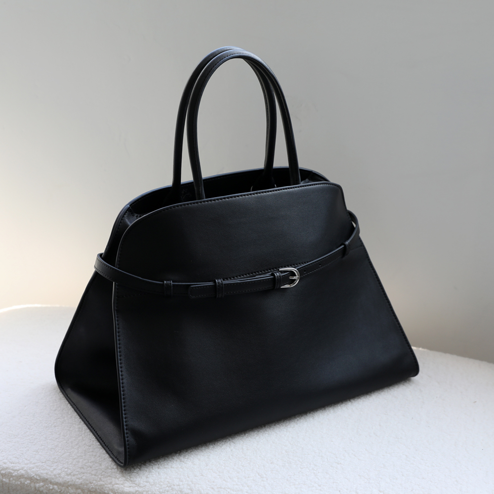 Wholesale Cowhide Handbag Margaux15Belt Minimalist Luxury Tote Bag Large Capacity Leather Bag