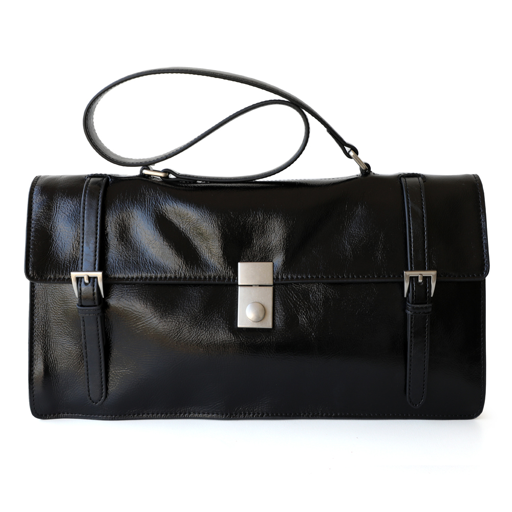 Wholesale First-Layer Oil Wax Leather Large-Capacity Messenger Bag Vintage LuxSoft Commuter Baguette Shoulder Bag for Women
