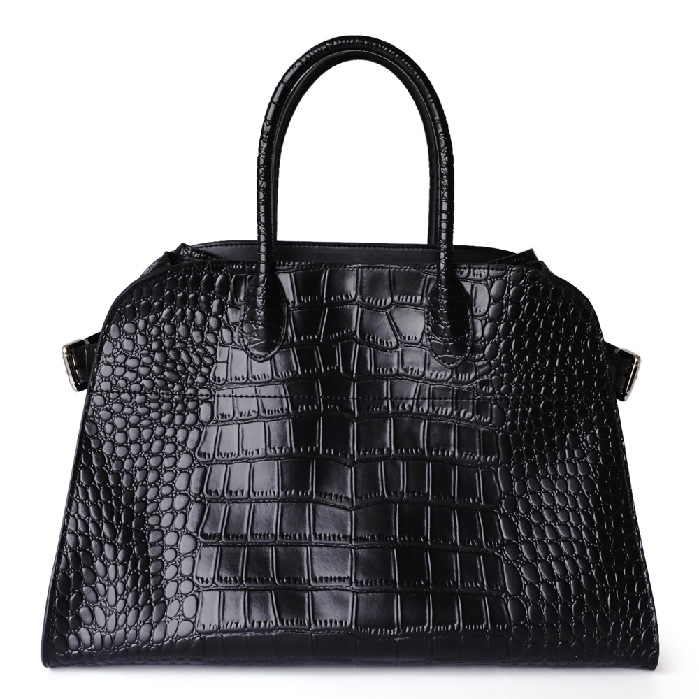 Genuine Leather Large-Capacity Boston Bag - Commuter Tote Shoulder Underarm and Handheld Women's Bag