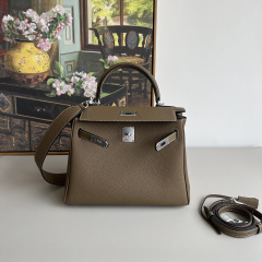 Elephant Gray/Silver Buckle