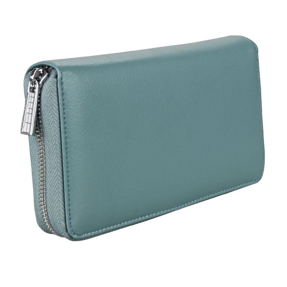 Wholesale Accordion Long Leather Card Holder Passport Wallet RFID Blocking Credit Card Holder Multi-functional Men and Women Wallet Passport Organizer