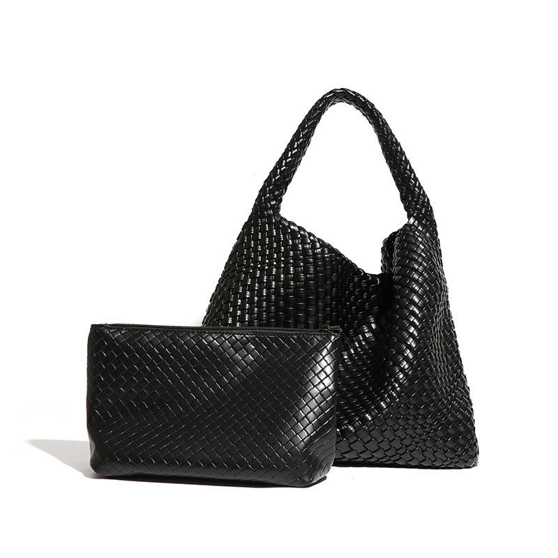Wholesale Handwoven Leather Bags | Trendy Large Capacity Shoulder & Tote Bags - Global Hot Styles