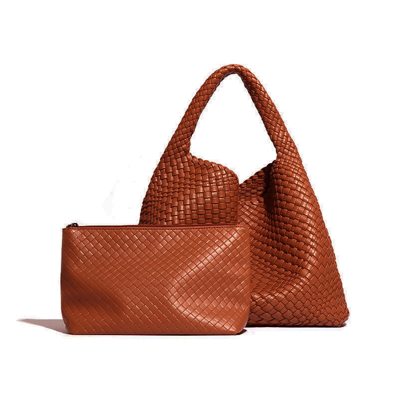 Wholesale Handwoven Leather Bags | Trendy Large Capacity Shoulder & Tote Bags - Global Hot Styles