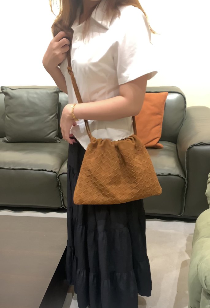 跨境百搭潮流真皮编织包时尚简约手提包高级感轻奢韩国小众单肩包