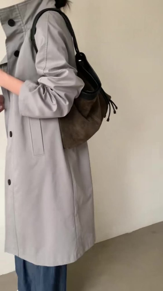 慵懒复古休闲头层牛皮反绒磨砂麂皮单肩托特包2025新款大容量女包