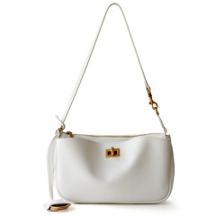 white（gold metal buckle）