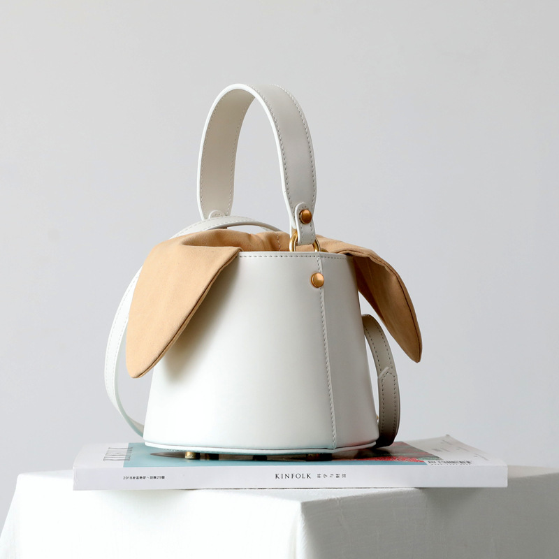 小众设计师品牌包迷你水桶包包女minibags真皮单肩斜挎手提轻奢