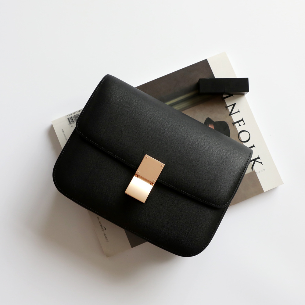 2025 Spring Commuter Stewardess Bags, Women's Cowhide Tofu Bags, Genuine Leather Box Bags, Small Square Bags for Women, Shoulder & Crossbody Bags Wholesale