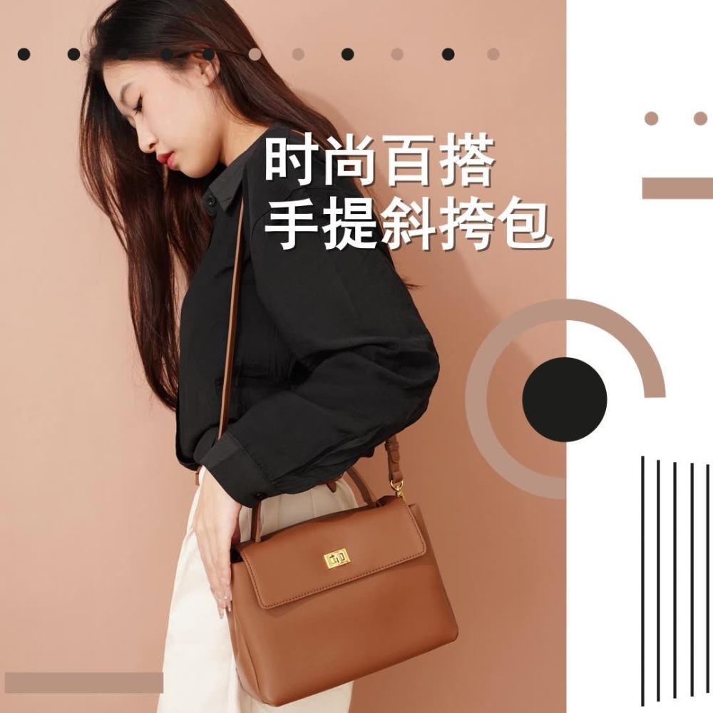 2025新款小众设计真皮邮差包中号复古小方包百搭时尚单肩包斜挎女