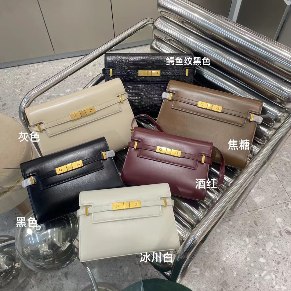源头工厂直销时尚曼哈顿单肩包2023新款复古牛皮斜挎包真皮女包