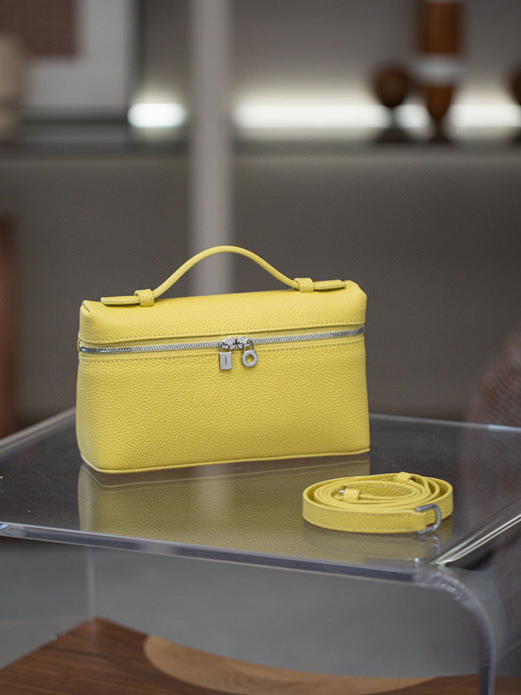 Wholesale Gen 2 Togo Leather Mini Lunchbox Bag - Premium Top Grain Cowhide Crossbody & Cosmetic Handbag