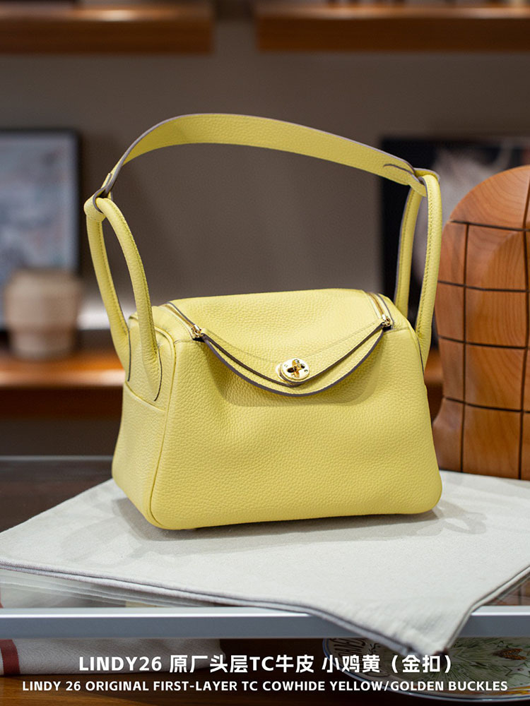 Wholesale European Style TC Leather Lindy Bags for Women, Top Grain Leather Shoulder Crossbody Bags
