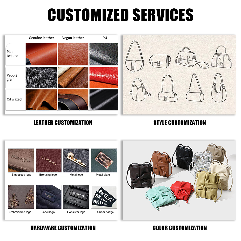 Bolsos De Mujer Manufacturers Custom Logos Brand Design Lady Vintage Casual Fashion Female Genuine Leather Handbags for Women