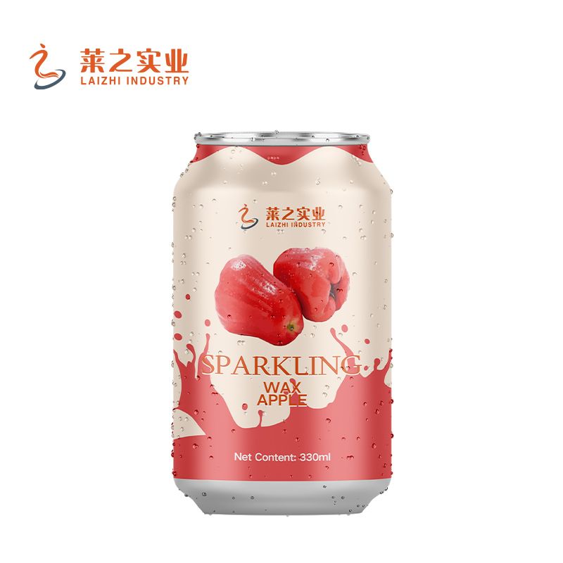 Wax Apple Sparkling Water 330ml | OEM Tropical Fruit Soda Manufacturer