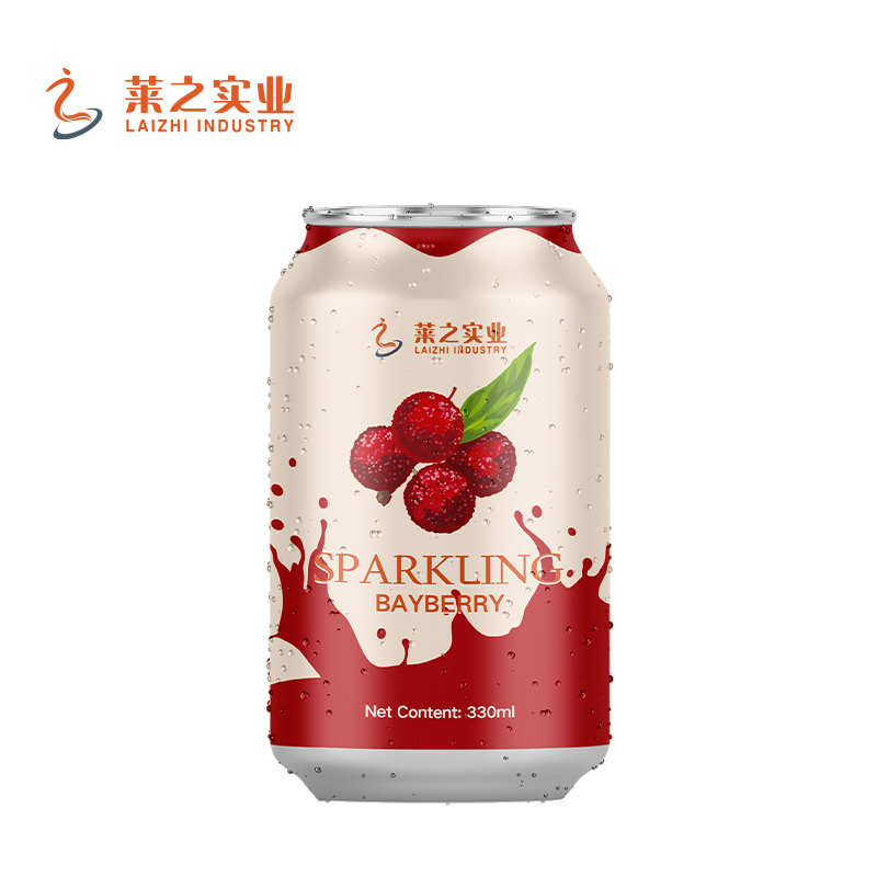 LaiZhi 330ml Sparkling Water Bayberry Flavor Standard Can