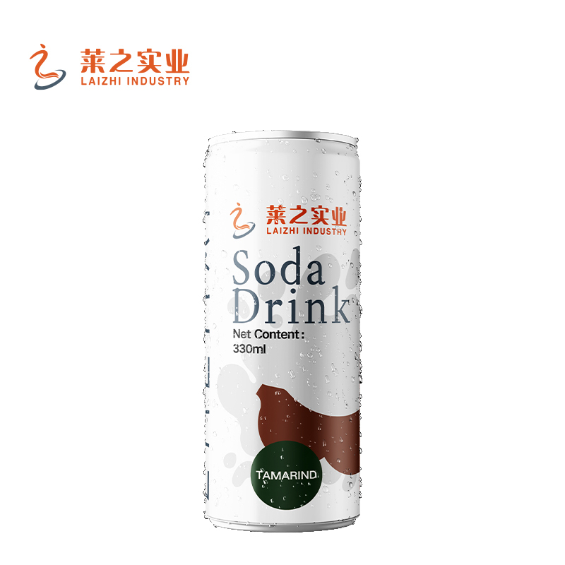 LaiZhi 330ml Soda Water Hawthorn Flavor Sleek Can