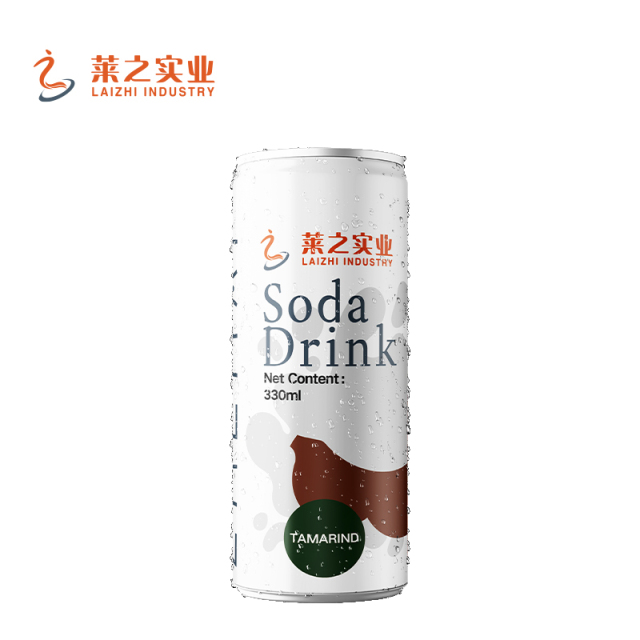 LaiZhi 330ml Soda Water Hawthorn Flavor Sleek Can