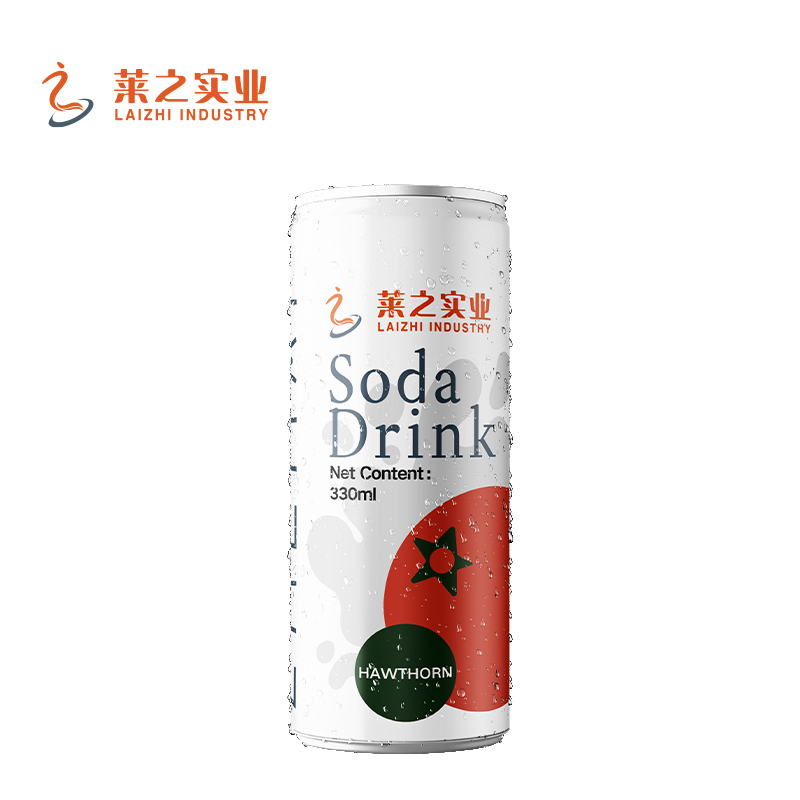 LaiZhi 330ml Soda Water Fig Flavor Sleek Can