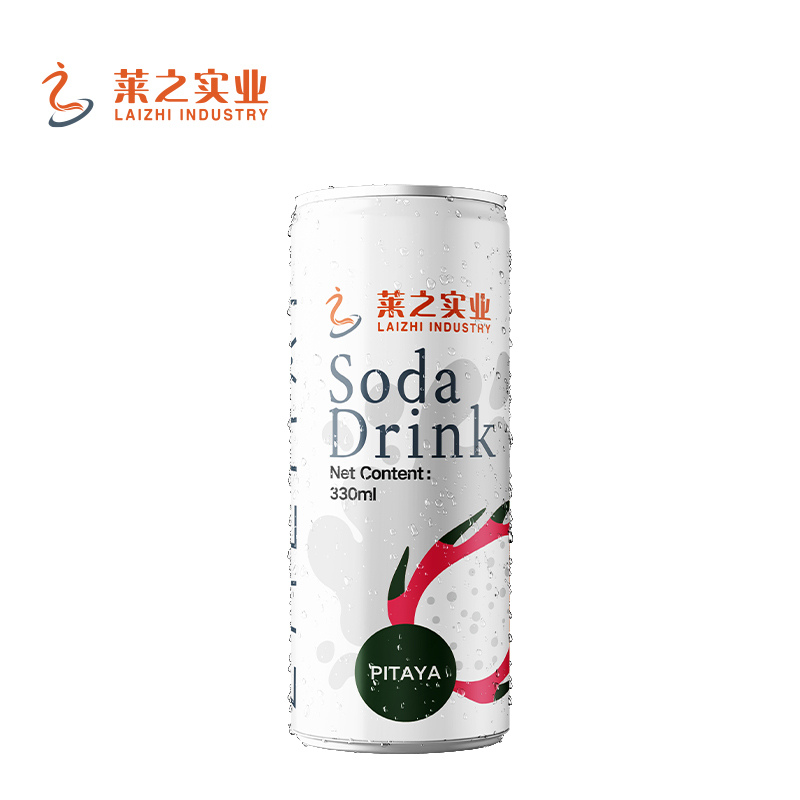 LaiZhi 330ml Soda Water Hawthorn Flavor Sleek Can