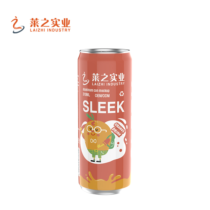 LaiZhi 310ml Canned NFC Orange Flavor Fruit Juice