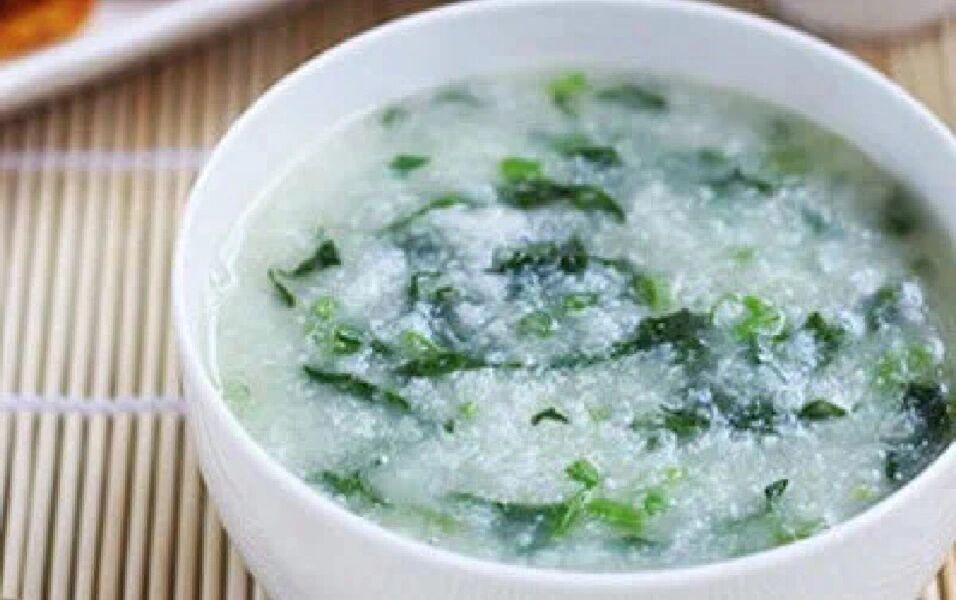 Sweet Potato Leaf Porridge