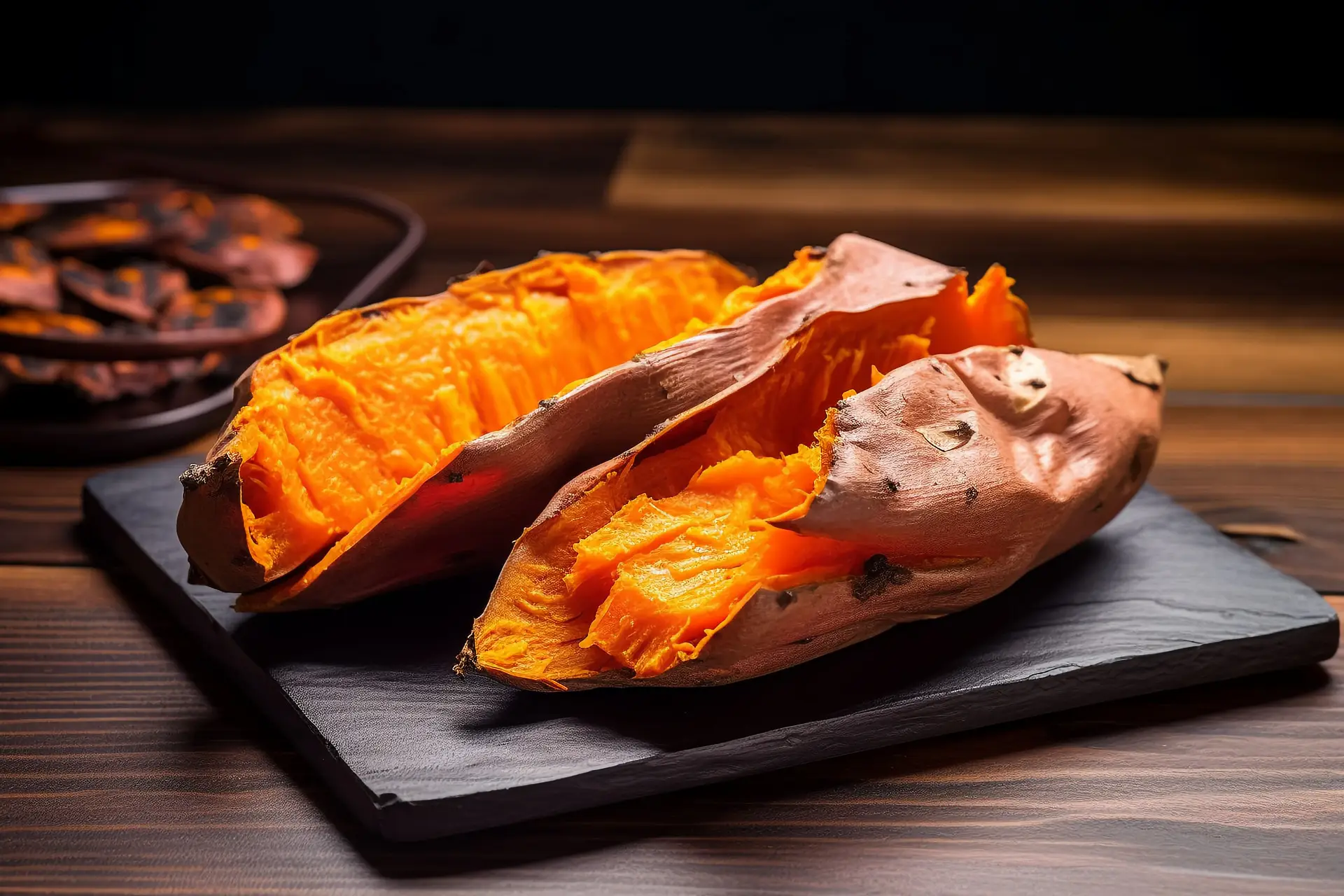 roasted sweet potatoes