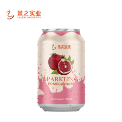 Pomegranate Sparkling Water 330ml | Healthy Sparkling Beverage OEM Manufacturer