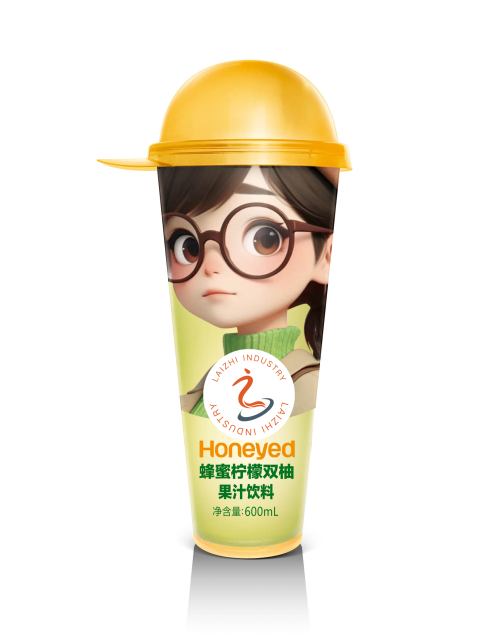 LaiZhi Natural Lemon Double Grapefruit Juice With Honey | Cup, 600 ml