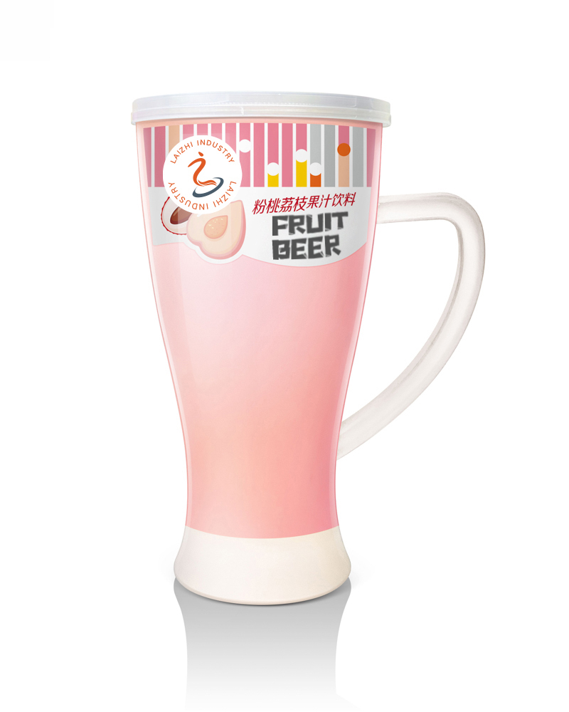 Peach & Lychee Craft Beer 550ml | Fruit Beer OEM Manufacturer