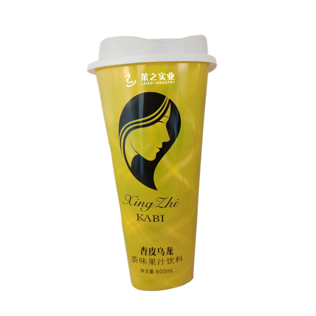 LaiZhi Apricot Peel & Oolong Flavored Fruit Tea | Cup, 600 ml