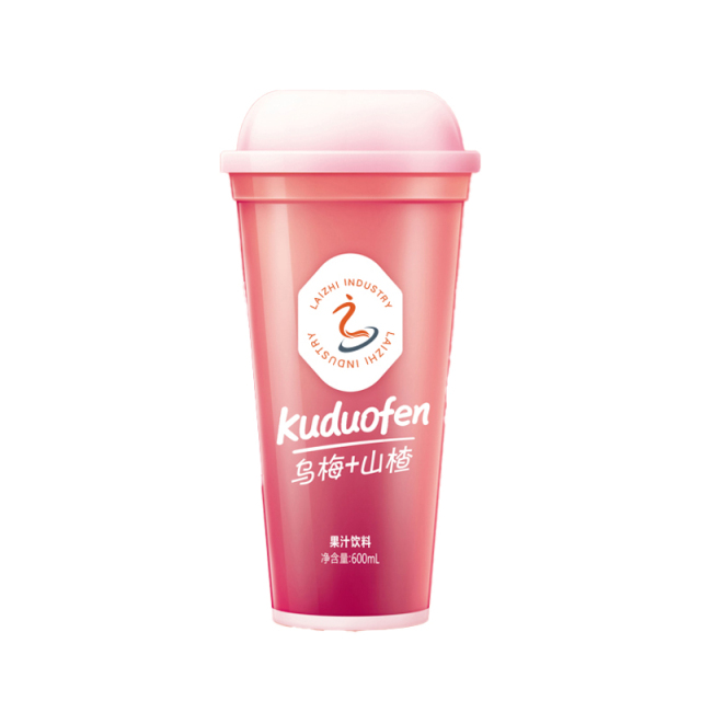 LaiZhi Natural Black Plum & Hawthorn Juice | Cup, 600 ml