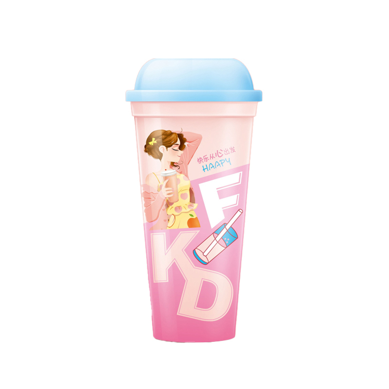 LaiZhi Natural Peach & Apple Juice | Cup, 600 ml