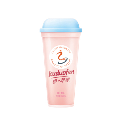 LaiZhi Natural Peach & Apple Juice | Cup, 600 ml