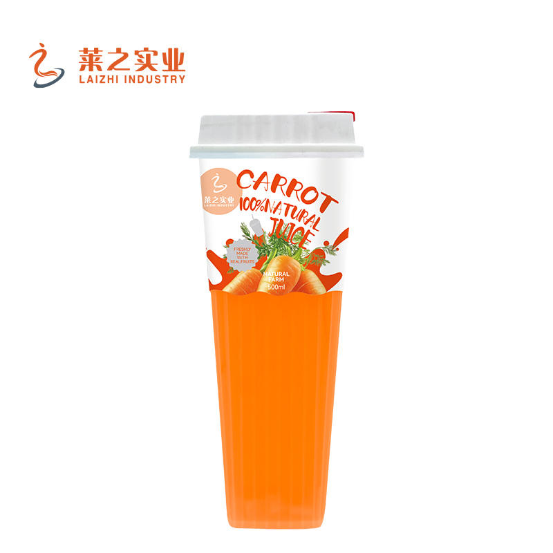 Carrot Juice With Pulp 550ml | Natural Healthy Vegetable Juice OEM