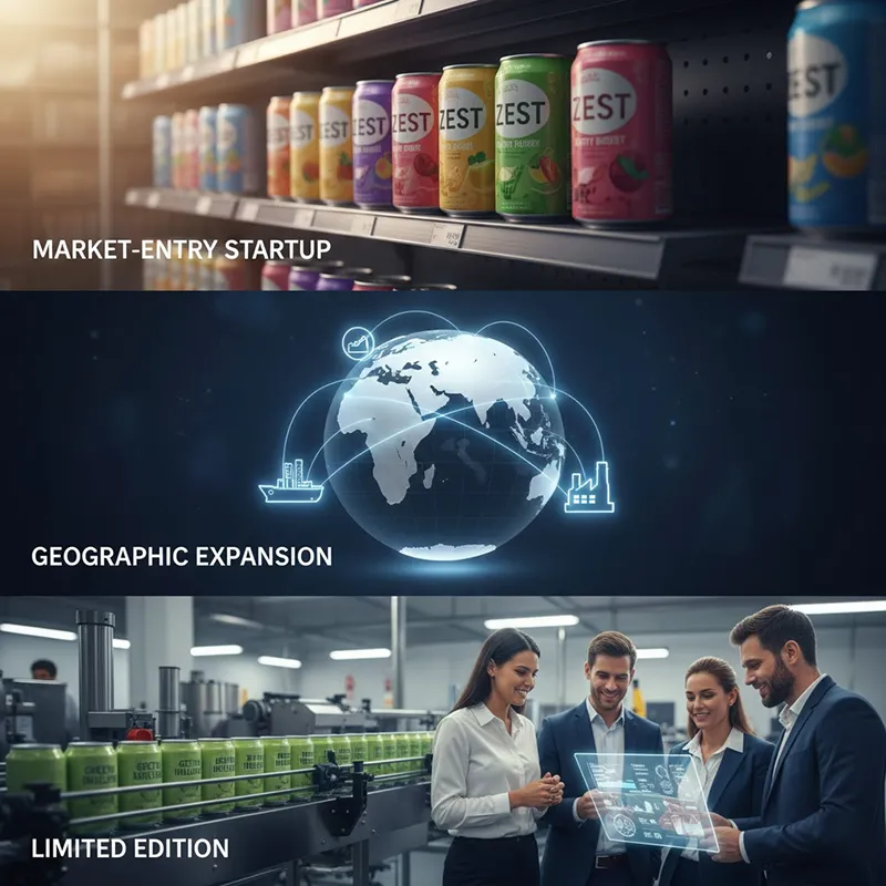 Application cases for beverage contract manufacturers When is the best time to choose