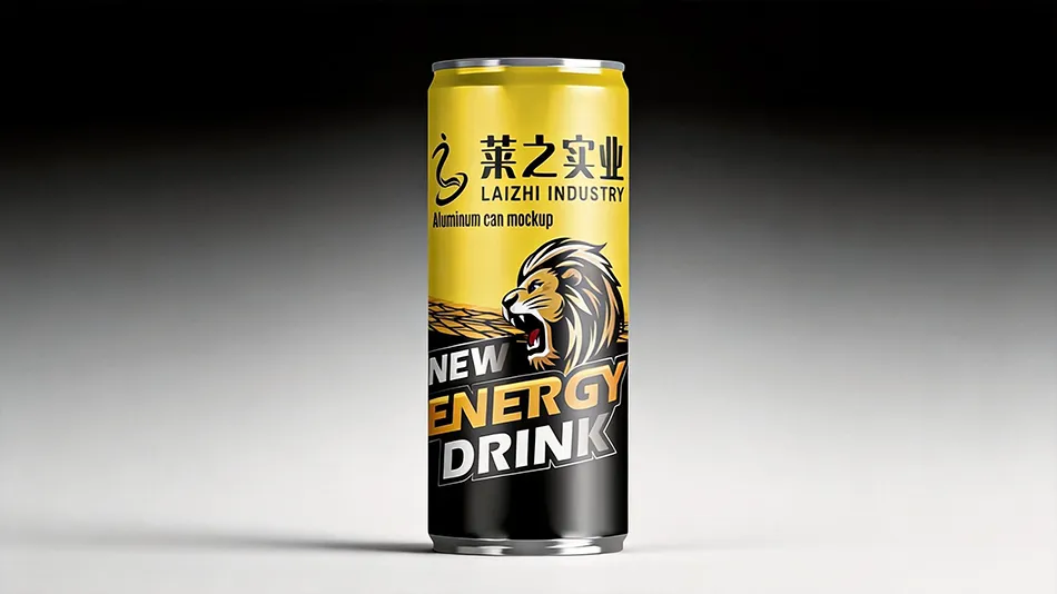330ml private label energy drink aluminum can