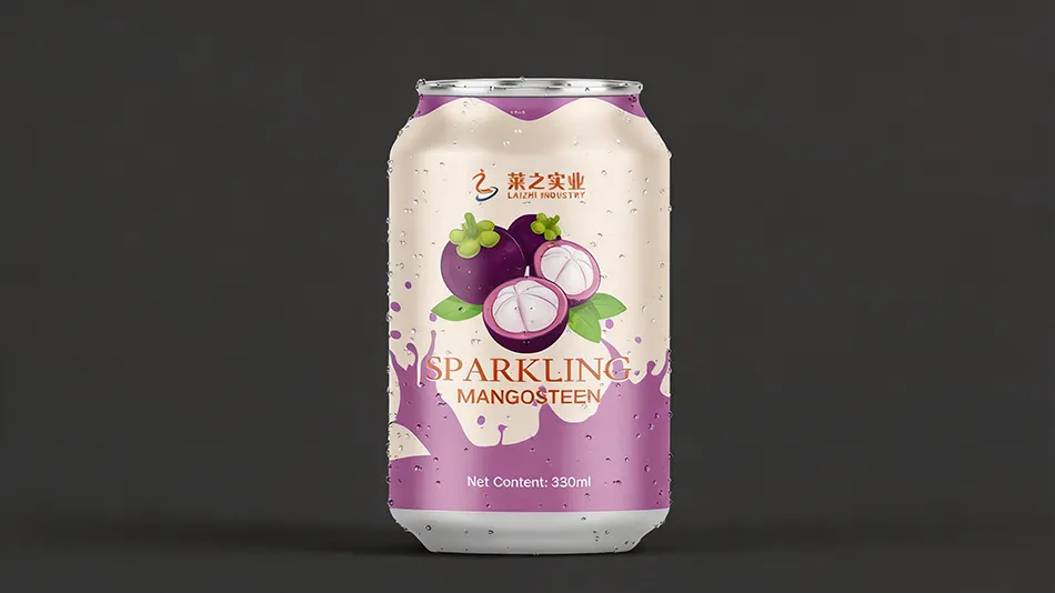 mangosteen sparkling water 330ml can